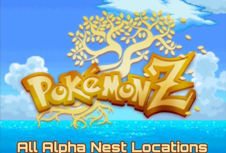 Pokemon Z ALPHA NESTS LOCATIONS