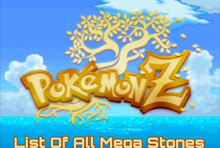 Pokemon Z List of All Mega Stones